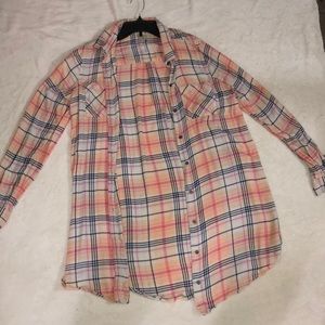 A buttoned shirt/dress